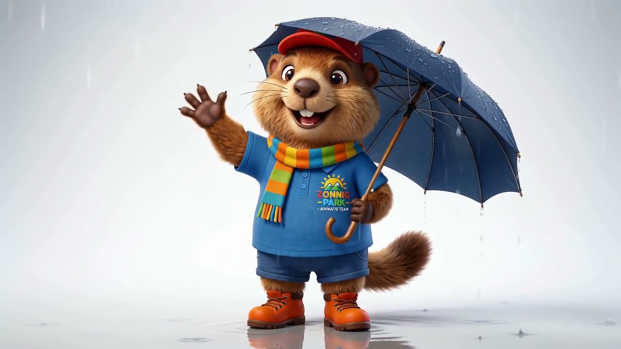 Rain in the forecast? Your mascot grabs an umbrella in minutes